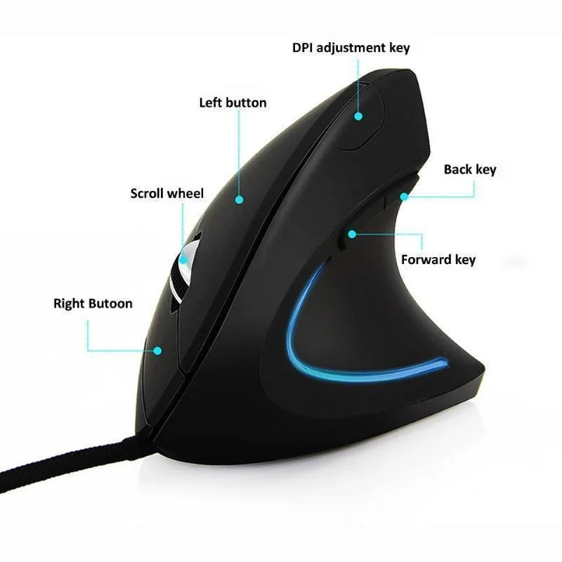 Wired Ergonomic RGB Gaming Mouse