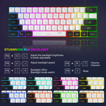 MageGee TS91 60% RGB Keyboard