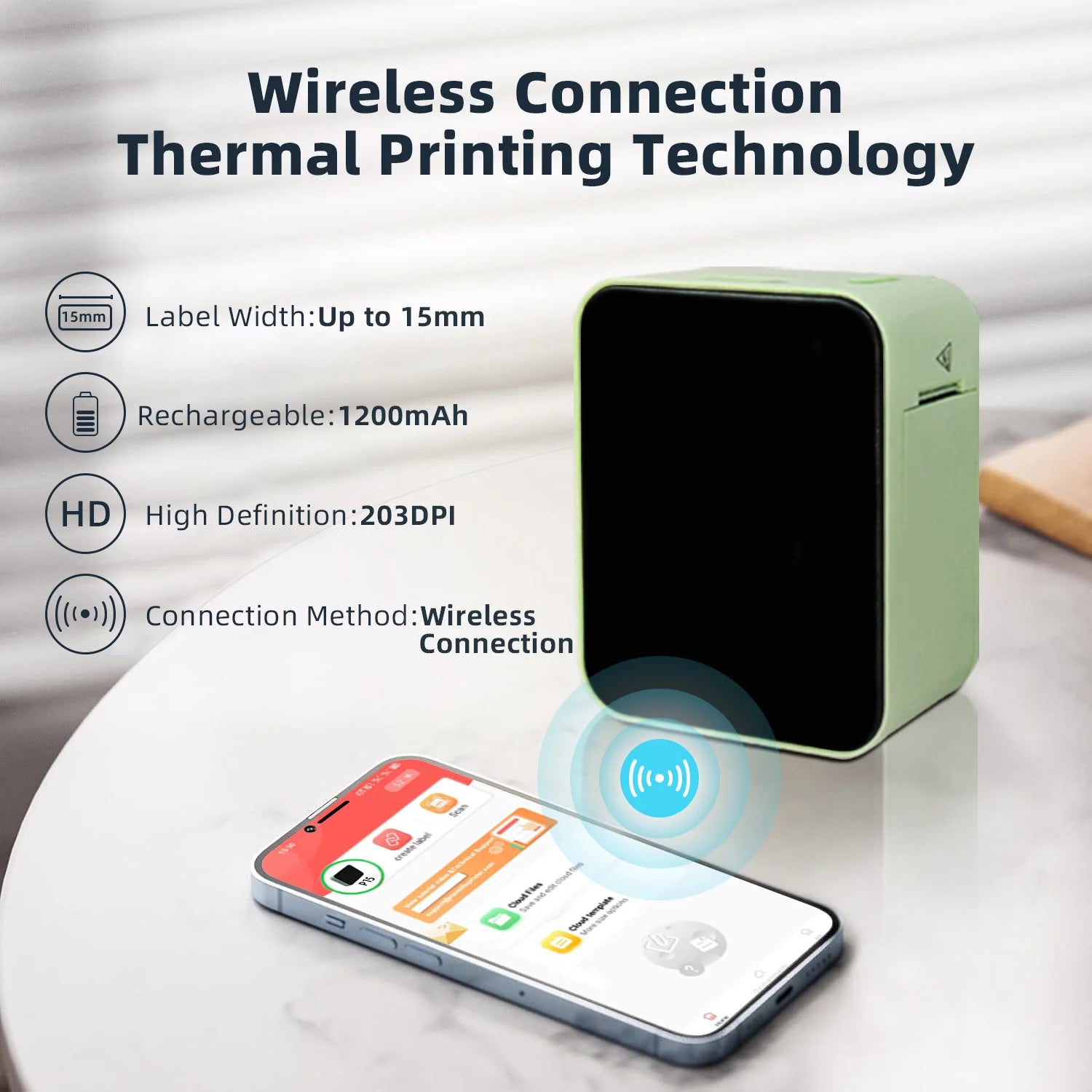 MarkLife P15 Bluetooth Label Printer