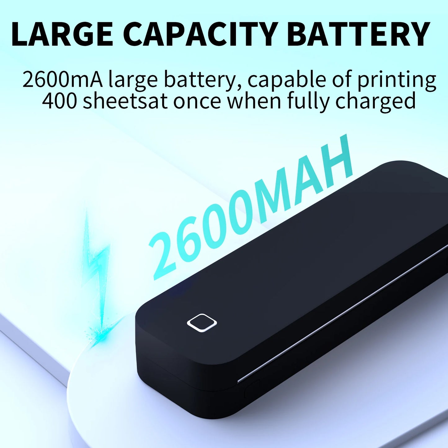 Inkless Portable A4 Thermal Printer