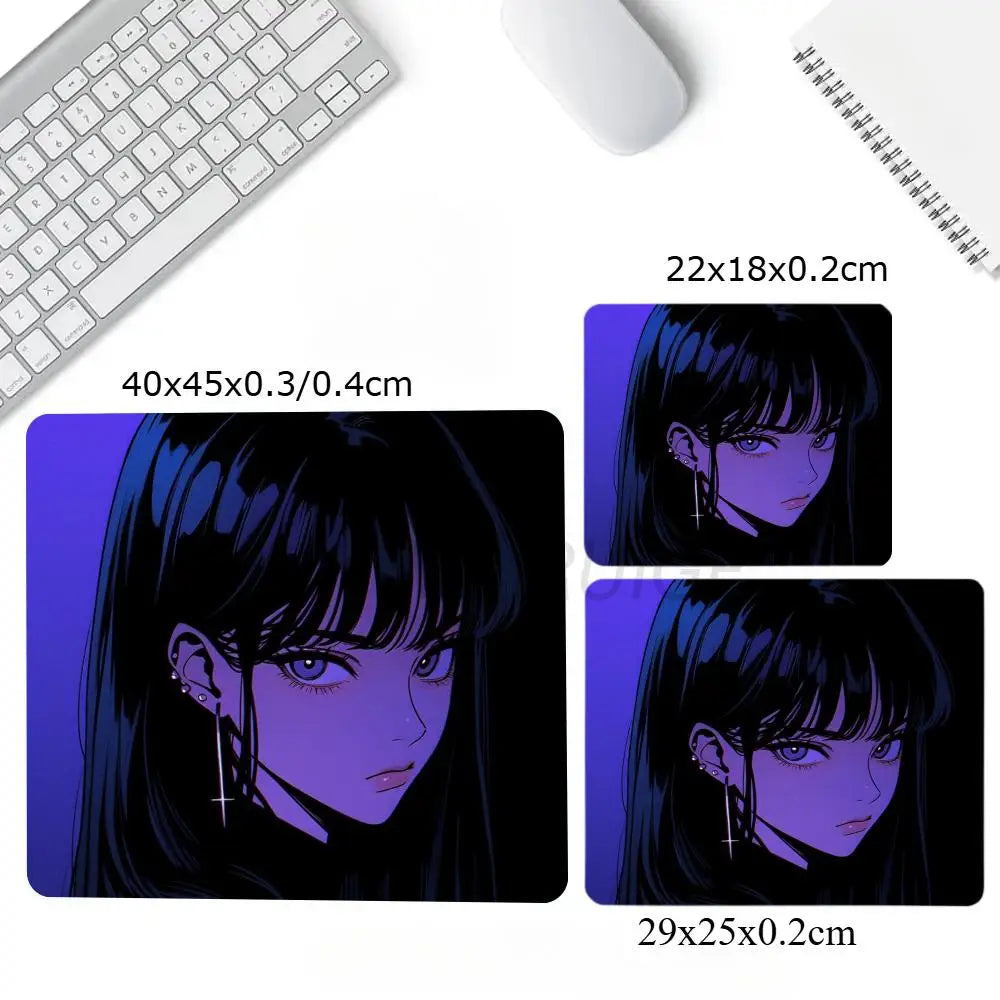 Anime Girls Large Mouse Pad