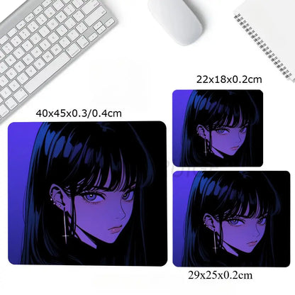 Anime Girls Large Mouse Pad