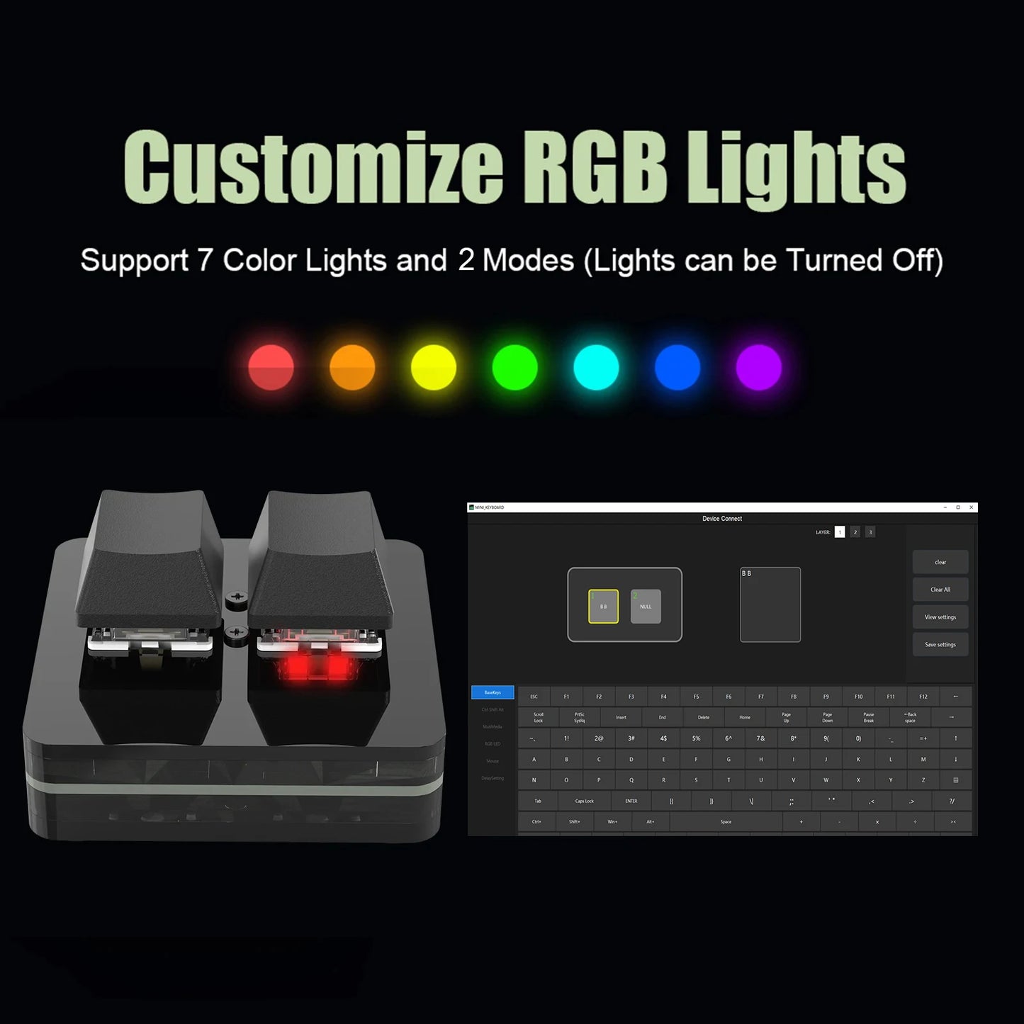 RGB Macropad Mini Keyboard