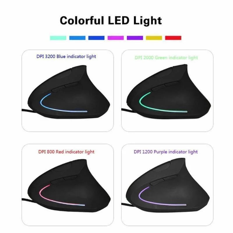 Wired Ergonomic RGB Gaming Mouse
