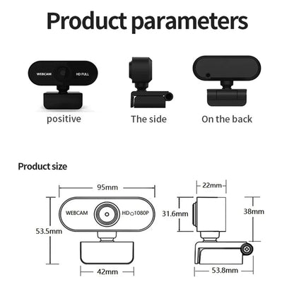 HD USB Webcam with Microphone