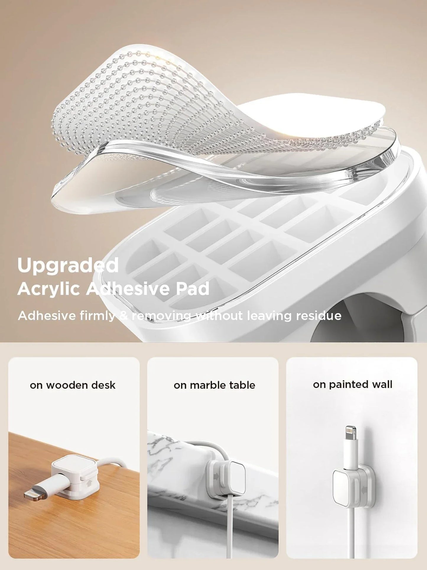 Adjustable Cable Clips Organizer
