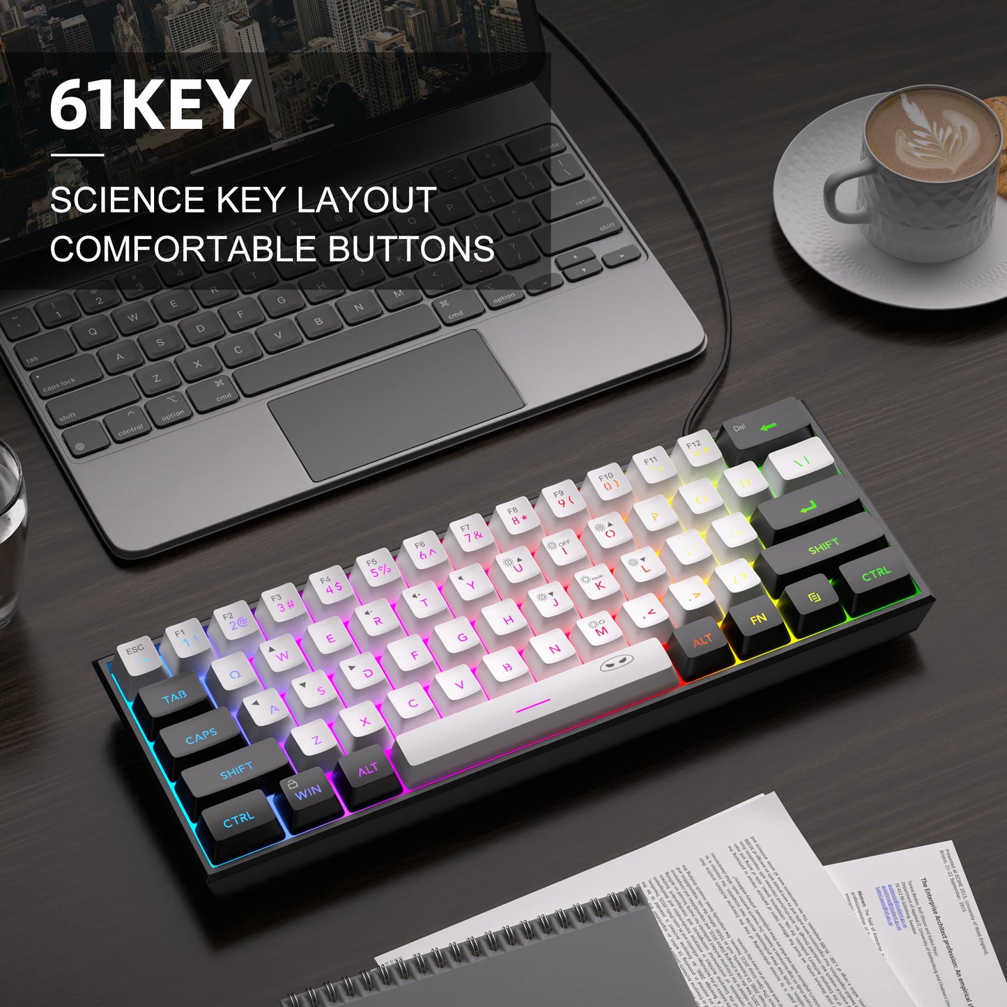 MageGee TS91 60% RGB Keyboard