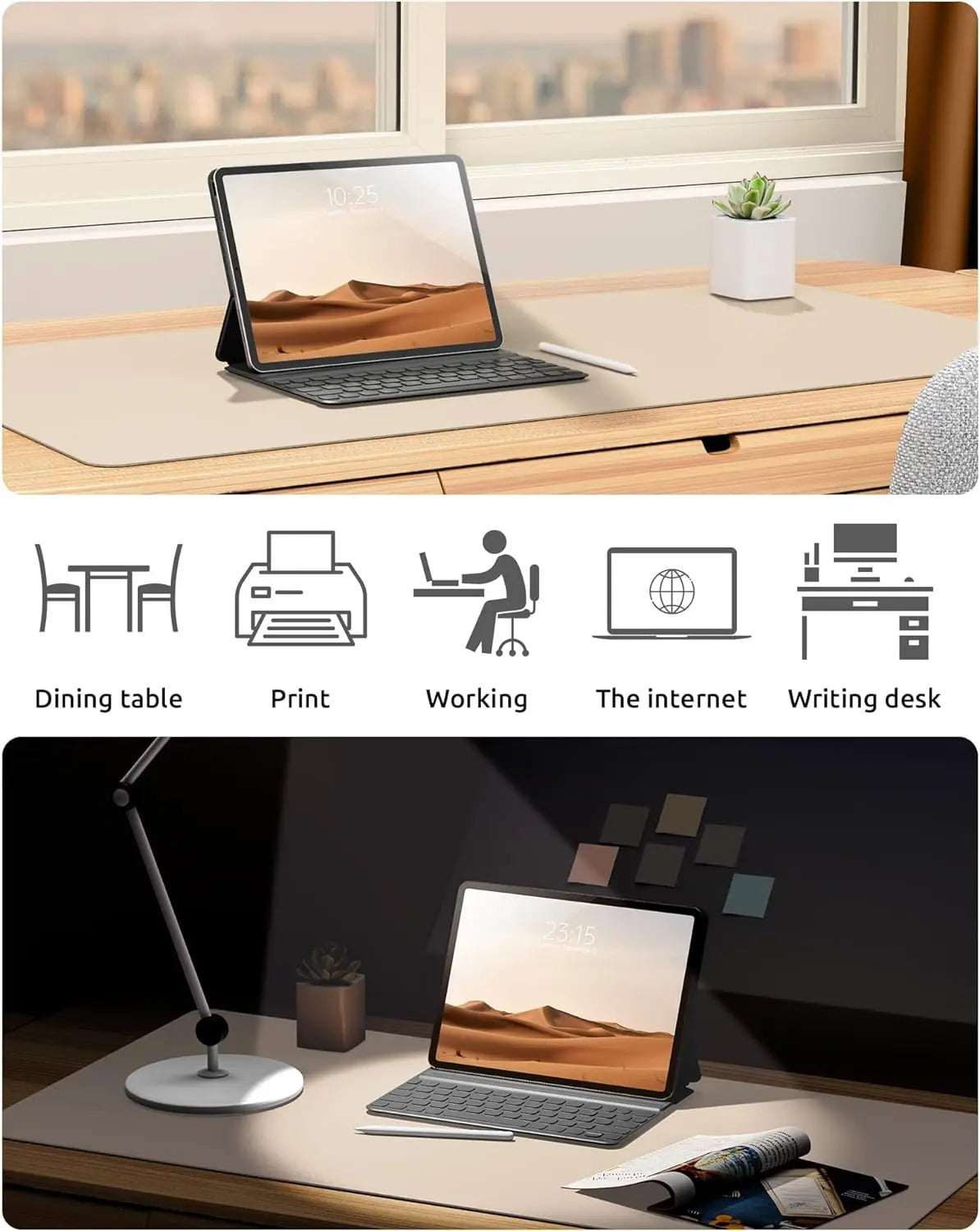 Large PU Leather Desk Pad